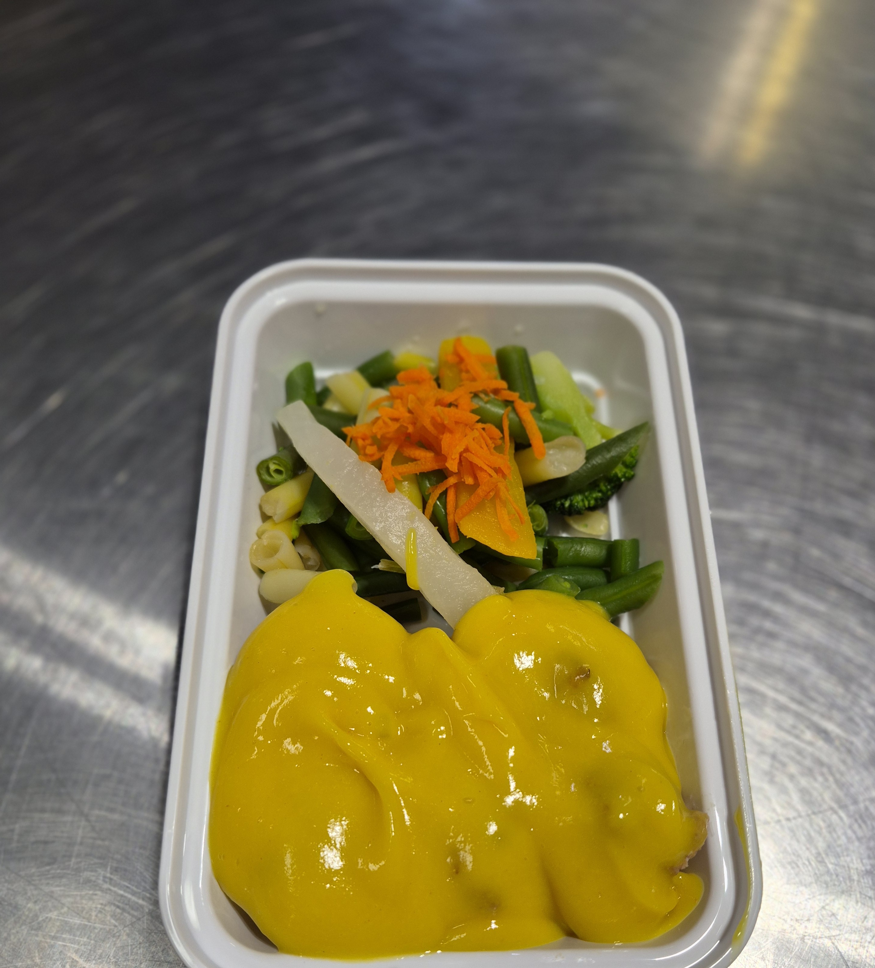 Boulettes de porc sauce moutardeRiz