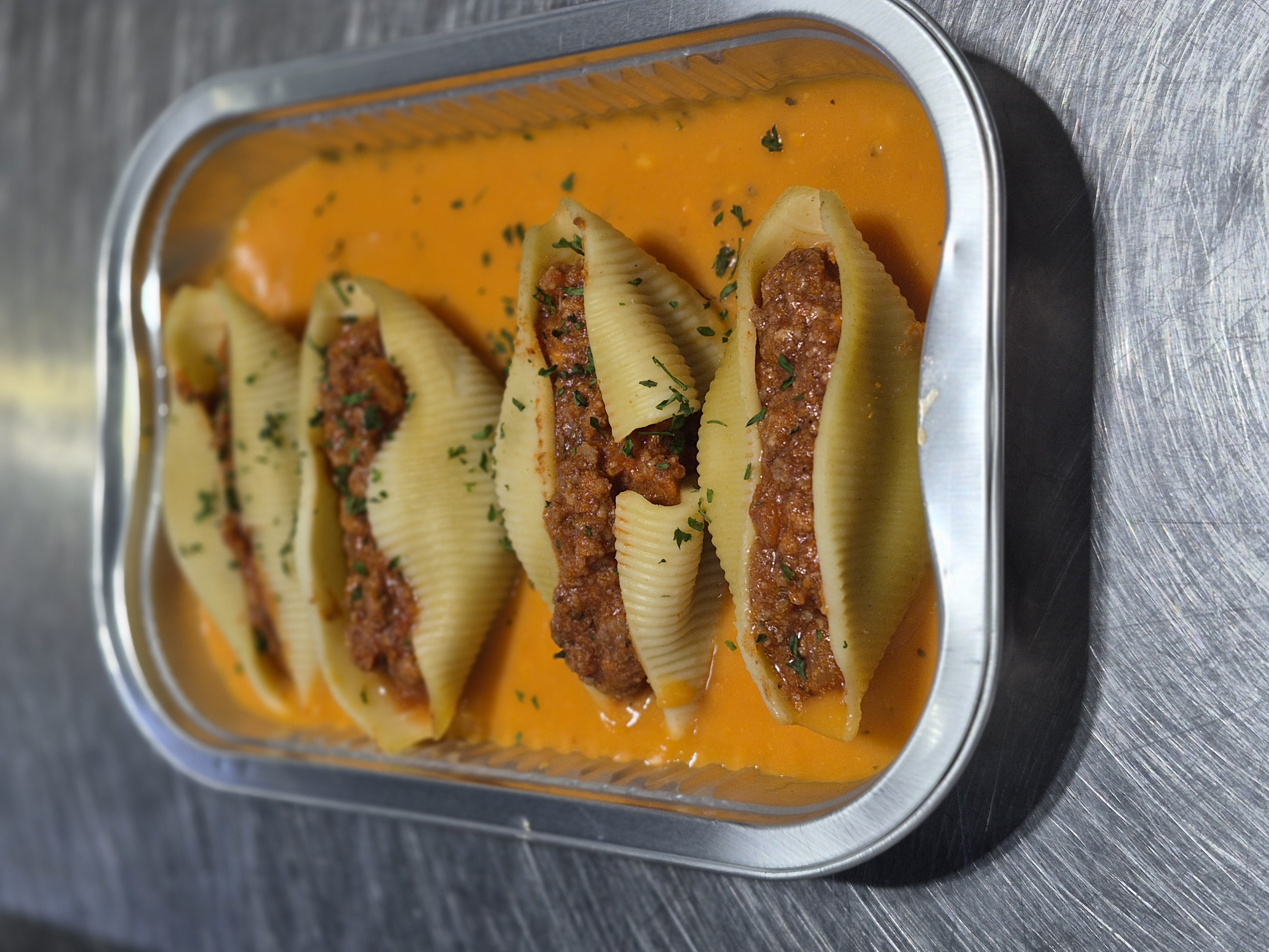 Coquilles farcies au bœuf